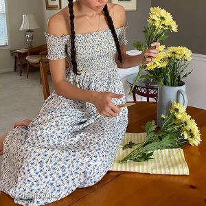 Urban Outfitters Smocked OTS Dress